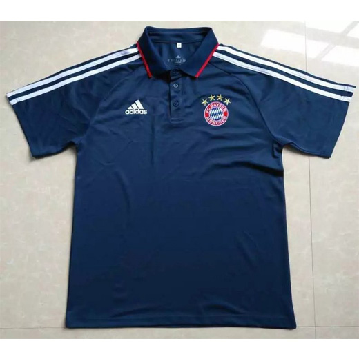 Bayern Munich 2017/18 Navy Polo Shirt
